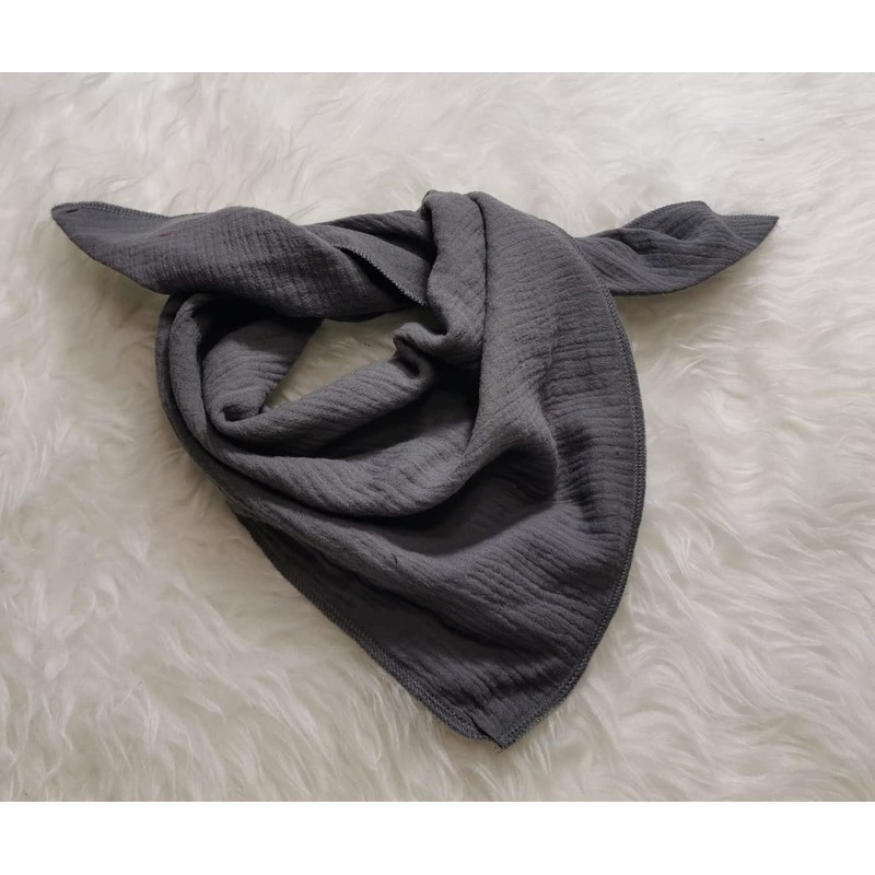 XXL Muslin Scarf for Men and Women (Grey)