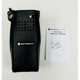 Motorola Solutions PMLN7903, PMLN7903A OEM Radio Carry Holder, Leather, 3" Belt Loop. Compatible with APX 6000 and APX8000 radios.