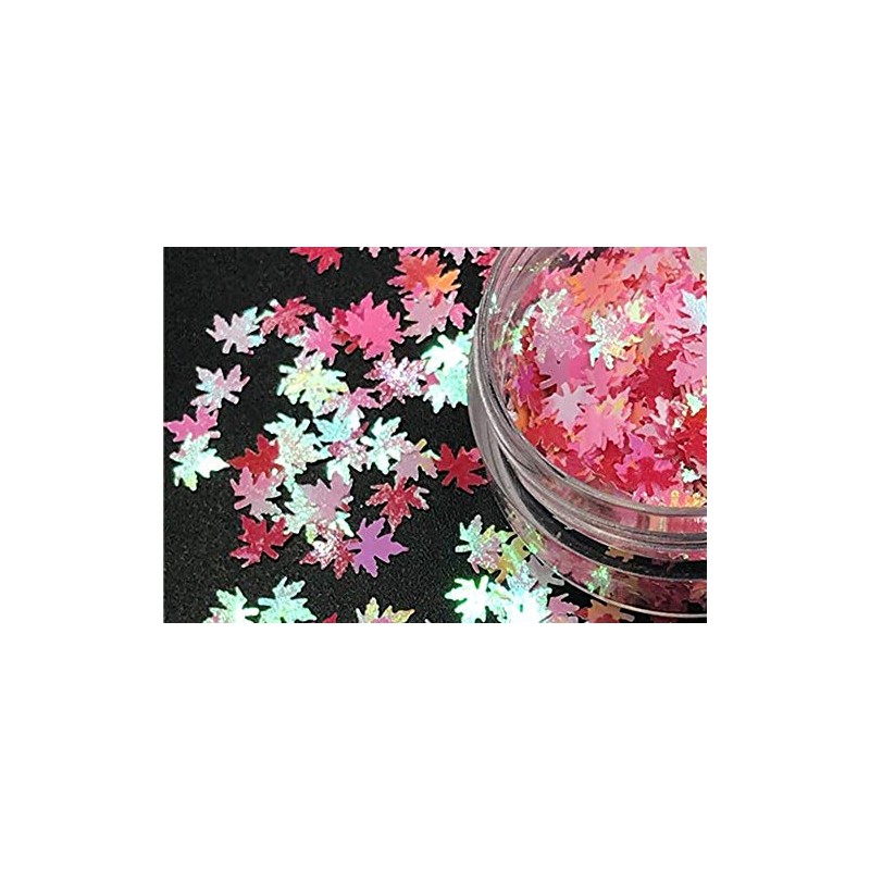 Nail Art Autumn Maple Leaf Varigated 5mm (3104 Just Bloomed