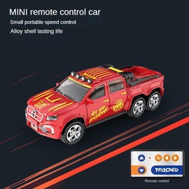 Hotfree 1/64 Mini RC Drift Car, High Speed Alloy Off-Road Truck with Trailer, 2.4GHz Remote Control Toy, USB-C Charging, 3-Speed Modes, LED Lights, Indoor Outdoor Racing, Fun Birthday Christmas Gift for Kids Boys Outdoorfun:_#7