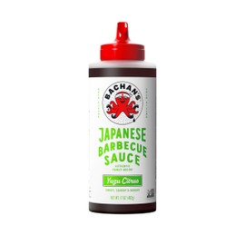 Bachan's - Japanese Barbecue Sauce - Yuzu Citrus, 17 Oz, Small Batch, Non GMO, No Preservatives, Vegan and BPA free. Condiment for Wings, Chicken, Beef, Pork, Seafood, Noodle Recipes, and More