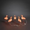 LED acrylic flamingos