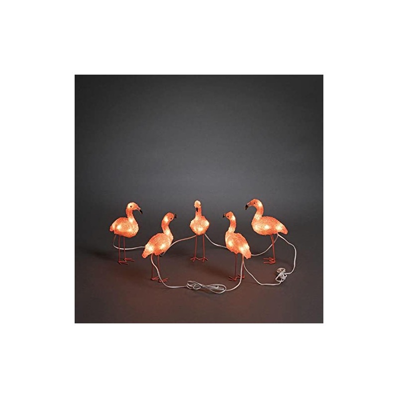 LED acrylic flamingos