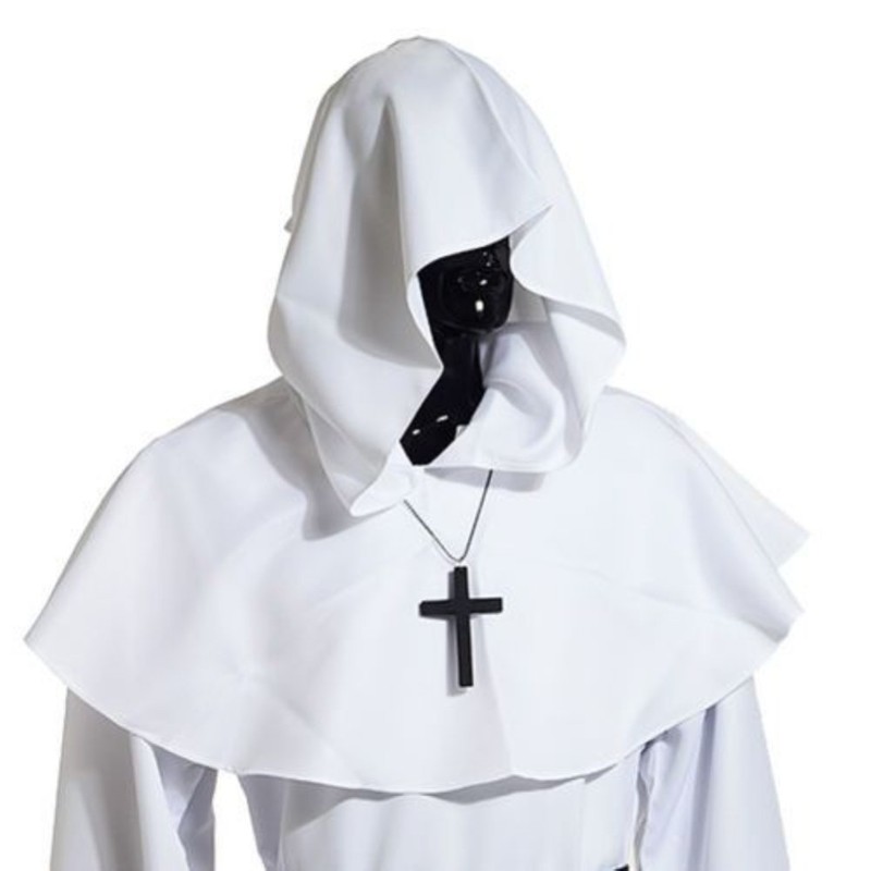 GOLDSTITCH Friar Medieval Hooded Monk Renaissance Priest Robe Costume Cosplay