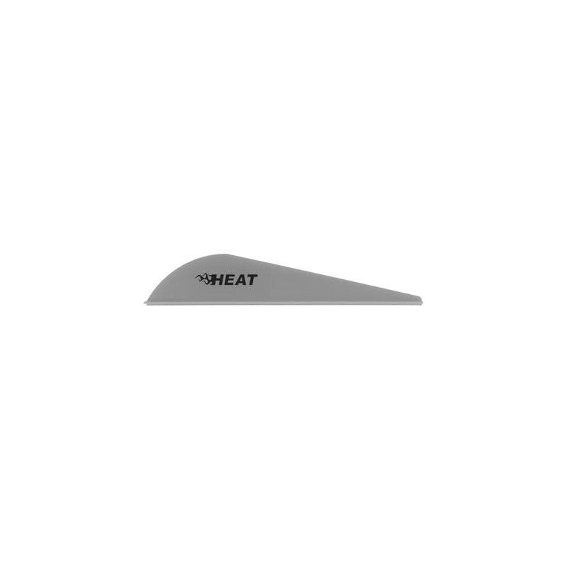 Bohning Heat Vane, Low Profile Hunting Vane, 2.5" 36pk, Silver