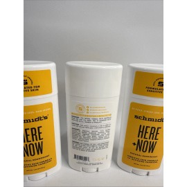 Schmidt’s Lot of 3 Schmidt's Here + Now Natural Deodorant 3.25oz