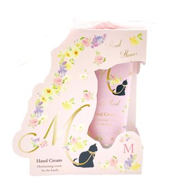 Cozy Company 172694 Cat and Initial Hand Cream, M W 3.5 x D 1.2 x H 6.3 inches (90 x 30 x 160 mm)