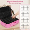 Relavel Makeup Case Large Makeup Bag Professional Train Case Travel