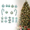Amagogo Winter Wonderland Festive Tree Decor Collection, Light Green, as