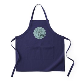 CafePress Gigi's Greatest Blessings Apron (Dark) Kitchen Apron with Pockets, Grilling Apron, Baking Apron