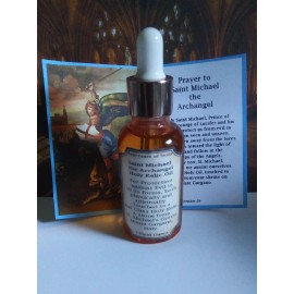 St Michael the Archangel Holy Relic Oil -1 Ounce- with Prayer Card