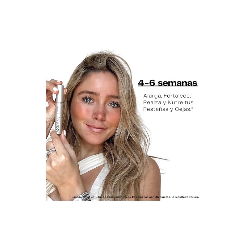 AXIOMA XL Lashes Serum Concentrado de Péptidos para Fortalecer, Alargar