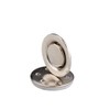 HAZOULEN Small Round Name Badge Magnets, Magnetic Name Tag Holders,