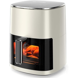 Simple Deluxe Air Fryer 1700W 6.34Qt with Digital Display Timer for Oil Less or Low Fat Cookin