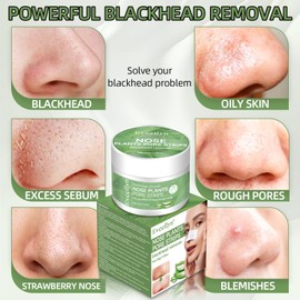 Eveellyn Blackhead Remover Mask 30g, Nose Pore Strips 60 pcs, Deep Cleansing Pore Strips for Blackheads，Tighten Pores for All Skin Type, Removes Impurities and Excess Oil, for Women and Men