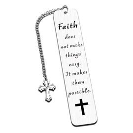 Christian Gifts for Daughter Son Sister in Chris White Elephant Gifts Faith Bookmarks for Women Men Bookish Gifts for Book Lovers Stocking Stuffers Valentines Day Birthday Graduation Gifts