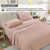 LANE LINEN Washed Percale Sheets Queen - 4Pc Sheet Set