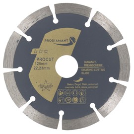 Prodiamant Diamond Cutting Disc - Concrete, Stone, Brick, Universal - Saw Blade for Dry and Wet Cutting