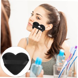 FOMIYES 8pcs Heart Shaped Makeup Powder Puff for Loose Powder Application Soft and Velour Cushion Puff for Women Gentle and Skin-friendly Makeup Tool