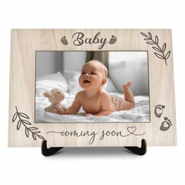 valucise Ultrasound Pictures Frame, Baby Coming Soon Photo Frame with Stand, Newborn Baby Gift, New Baby Gifts For New Mom Dad, Home Living Room Bedroom Decoration -a78