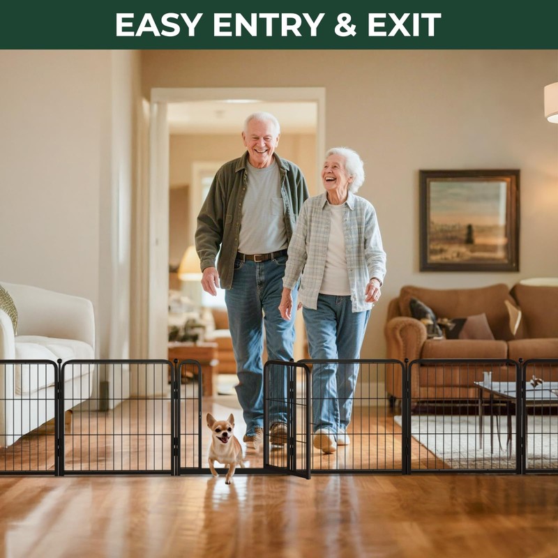 FXW Dog Gate Extra Wide Designed for Indoor Use, Adjustable