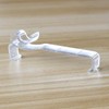 Valance Clips 6pcs 2-1/2'' Window Blinds Hidden Clip Clear Plastic
