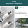 AITEE Acrylic Shower Caddy Organizer for Bathroom, Clear Shampoo Holder