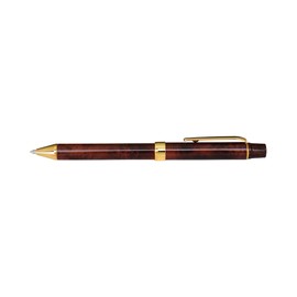 Yasutomo Quadpoint Twist Pen, Brown Marble (TP30BR)