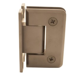 C.R. LAURENCE P1N037BBRZ CRL Brushed Bronze Pinnacle 037 Series Wall Mount Full Back Plate Standard Hinge