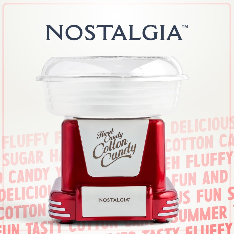 Nostalgia Cotton Candy Machine - Retro Cotton Candy Machine for
