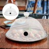 Yardwe Display Dome Cloche 8 Inches Lid Smoking Cloche Dome