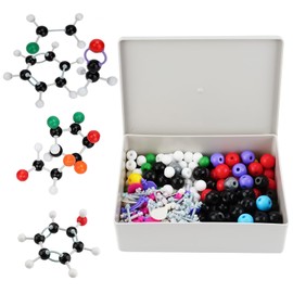Surplex 307 Pieces Organic Chemistry Molecular Model Set Scientific Chemistry Atom Molecular Models Left Teaching Kit Inorganic Structures Atom Link Model for Teachers Students Chemistry Lessons