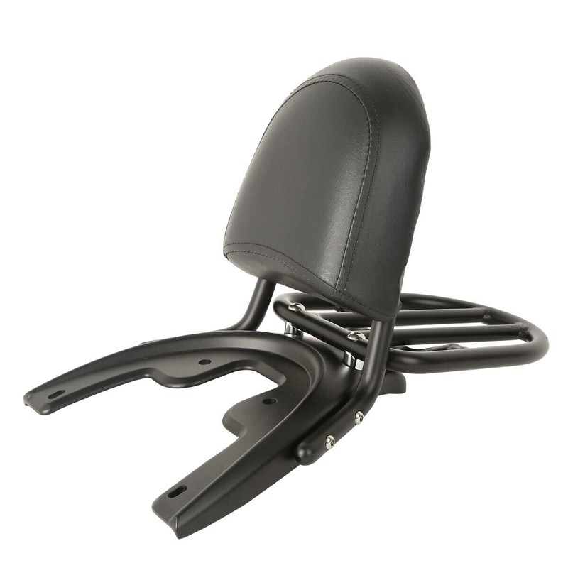 TCMT Black Backrest Luggage Rack Baseplate Fits For Harley Davidson