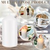 MTLEE Set of 40 White Pillar Candles 2x4 Inch Dripless