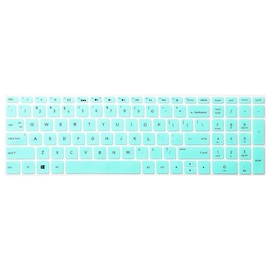 uxcell Silicone Keyboard Cover Protector for HP Pavilion 15 Laptop, Ultra Thin Protective Laptop Keyboard Cover Film Accessories, Turquoise