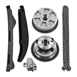 Timing Chain Kit & VVT Gear Sprocket, Fits for 2017-2024 Hyundai Kia Selected Models, Replaces OEM 24350-2E700, 24370-2E020, 24321-2E010, 24410-2E000, 24420-2E000, 24430-2E000, 41041