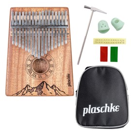 Alp-Gold Kalimba 17 Keys Thumb Piano, Finger Piano, Mbira, with Bag from South Tyrol