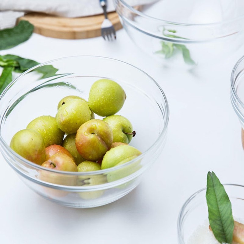 Maredash Mini Bowls 4 Inch Glass Bowls for Kitchen Prep,