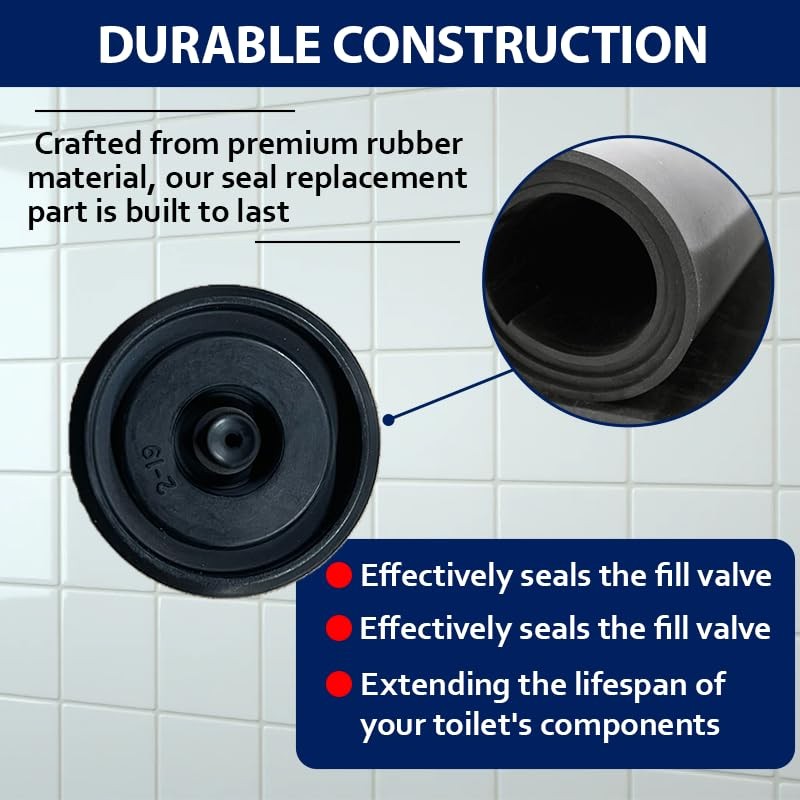 4 Pcs 83143 Toilet Fill Valve Seal Replacement Part Compatible