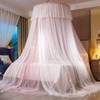 VETHIN Bed Canopy Princess for Girls,Bed Canopy Curtain Double Layer