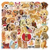Sticker Junkies Cute Dog Stickers 50Pcs Vinyl Pet Puppy Stickers