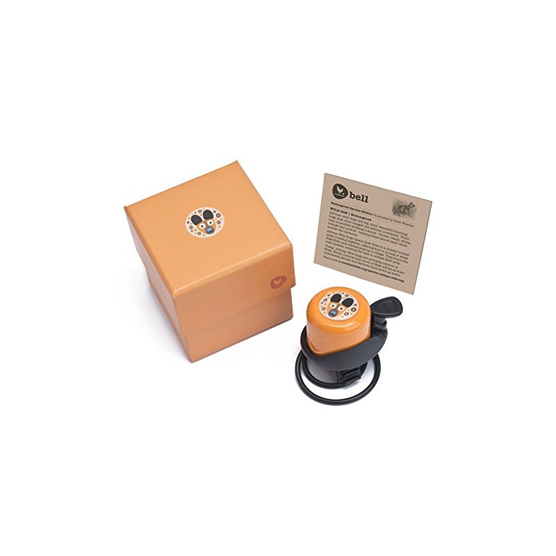 orange Wildhund - Wishbone Klingel - Bell - Fahrradklingel für