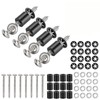 HanTof 43 Set (172Pcs) Pegboard Mounting spacers and Screws Kit,