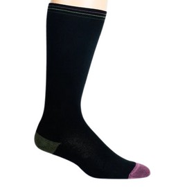 Dr. Johnny's Cotton Compression Socks 15-20 mmHg, Black / Large