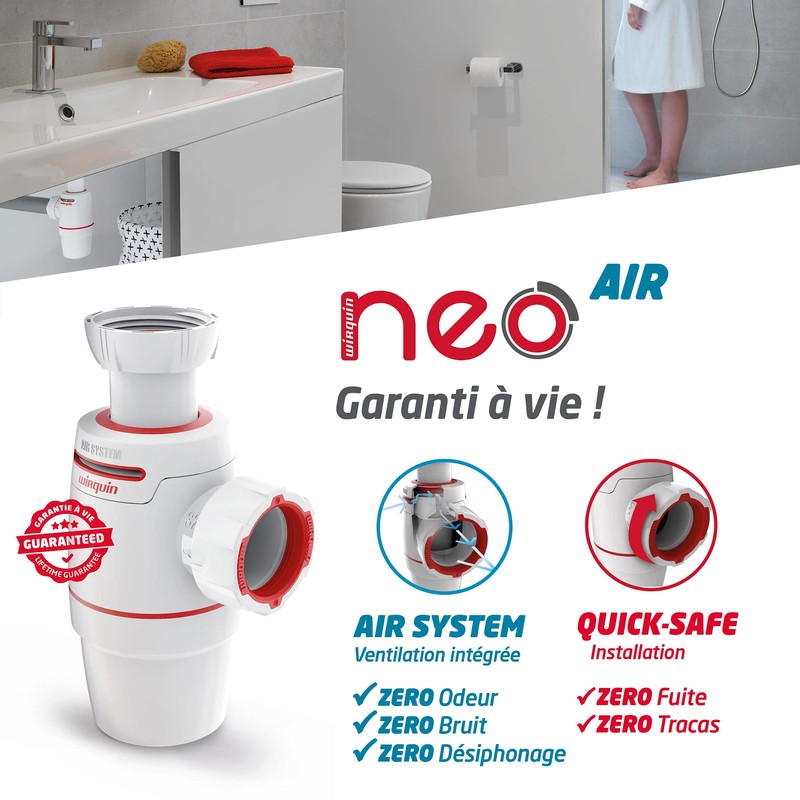 Wirquin D40 Neo AIR 30722160 Sink Drain Trap Diameter 40