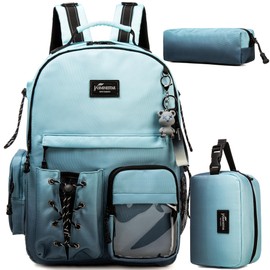 Oruiji Backpack for Kids Backpack for School Teens Boys Girls Kids Backpack with Lunch Box Travel Backpack for Kids Middle High School Book Bags for Teens Girls