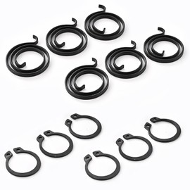 6 Piece Door Handle Spring Kit Replacement, DIY Door Handle Spring Repair Kit for Left & Right Doors, 2.5 Turns, 1.2mm Thickness – Universal Door Handle Springs & Cassette