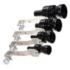 C-FUNN Black Exhaust Fake Turbo Pipe Silencer Blow Valve Bov-L