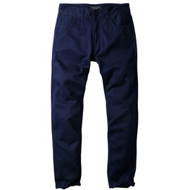 Match Pantalones de trabajo para hombre con corte recto y frente plano, 8135 Blue, 36