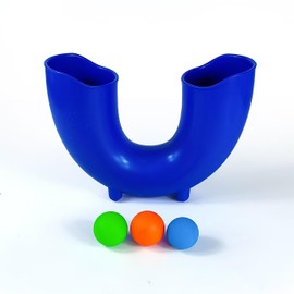 BAONILE Upgraded Skill Game Toy with 3 Juggling Balls – Fun Indoor & Outdoor Gift for Kids, Teens, and Adults – Develops Motor Skills, Perfect for Boys and Girls Aged 6+ (Blue)